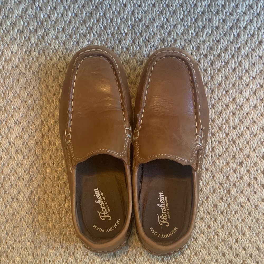 Florsheim Men's Tan Leather Slip-On Loafers